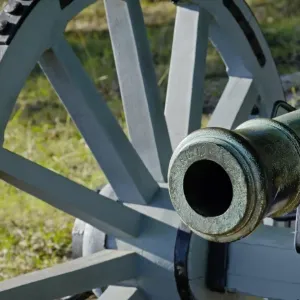Revolutionary War French cannon called the Fox at Yorktown Revolutionary War French cannon called the Fox at Yorktown