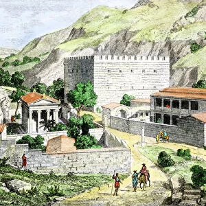 Road from ancient Athens to Eleusis