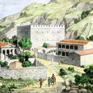 Road from ancient Athens to Eleusis