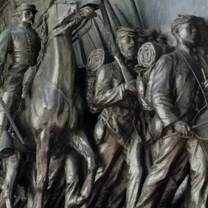 Robert Gould Shaw in command of black troops of the 54th Massachusetts Regiment Robert Gould Shaw in command of black troops of the 54th Massachusetts Regiment