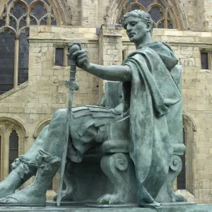 Roman Emperor Constantine I (the Great) in York, GB