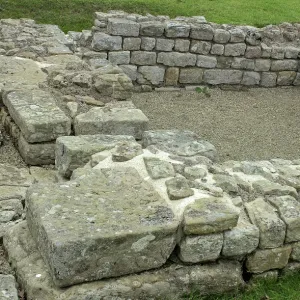 Roman guardhouse along Hadrians Wall in England