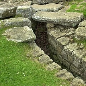 Roman waterway at Chesters, Northumbria, England
