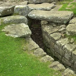 Roman waterway at Chesters, Northumbria, England