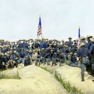 Roosevelt and the Rough Riders on San Juan Hill, 1898