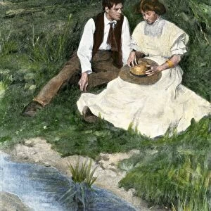 Rural courtship, early 1900s