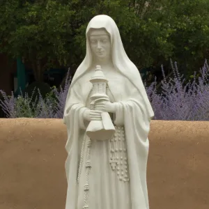 Saint Clare statue