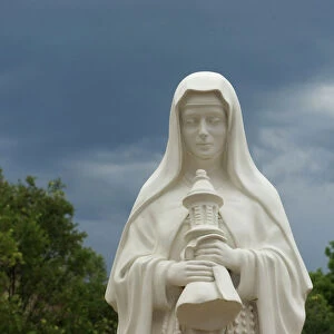 Saint Clare statue