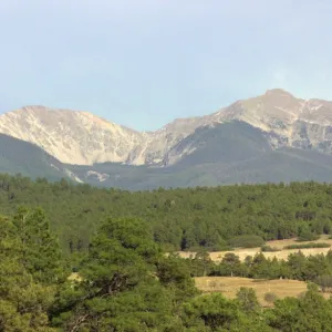 Sangre de Cristo range of the Rockies, New Mexico