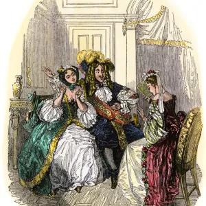 Scene from a Moliere play