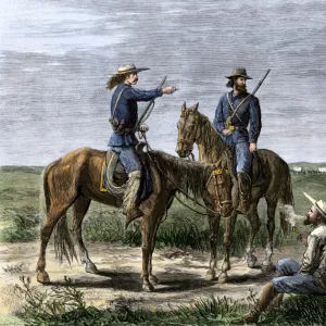 Scouts for General Custer, Indian wars