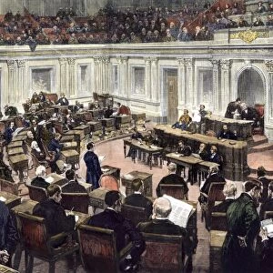US Senate in session, late 1800s