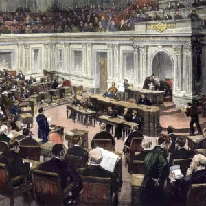 US Senate in session, late 1800s