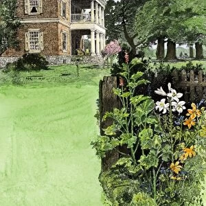 Shirley Plantation in Virginia, 1800s
