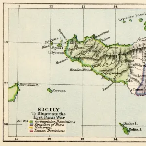 Sicily during the First Punic War, 264 BC