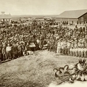 Sioux Nation at Standing Rock Reservation, ND, 1890