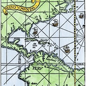 South America mapped after Magellans voyage, 1519