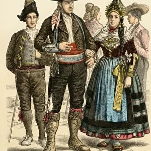 Spanish natives of Leon and Segovia, 1800s
