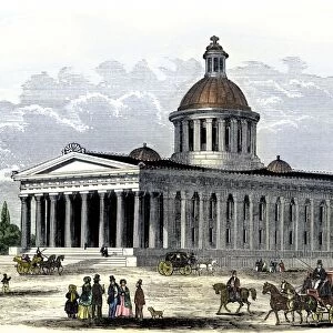 State capitol of Indiana, 1850s