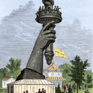 Print of the Statue of Liberty's Torch at the Centennial Exposition Print of the Statue of Liberty's Torch at the Centennial Exposition