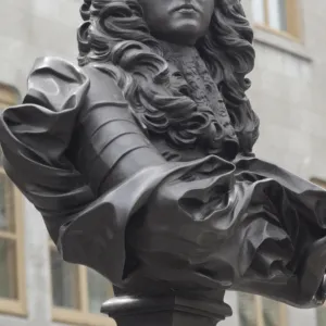 Statue of Louis XIV in old Quebec