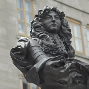 Statue of Louis XIV in old Quebec