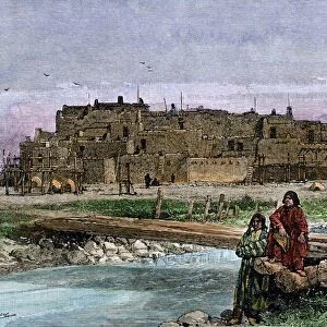 Taos Pueblo, 1800s