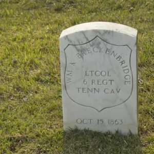 Tennessee grave, National Cemetery, Shiloh battlefield