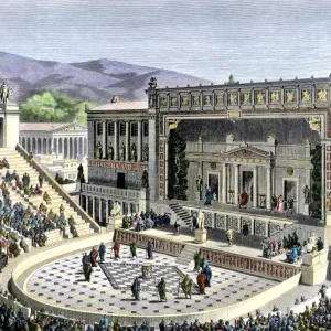 Theatrical performance in ancient Athens