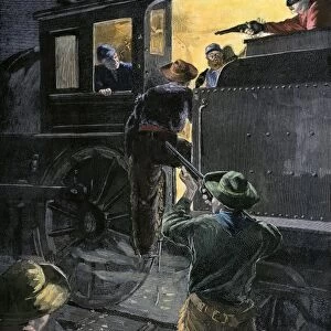 Train-robbers, 1800s