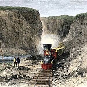 Transcontinental railroad in Nevada, 1869