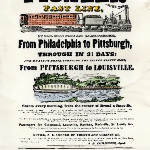 Travel by railroad and canal, 1837