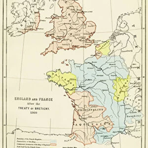 Treaty of Bretigny territory settlements, 1360