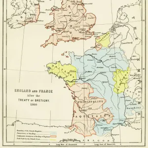 Treaty of Bretigny territory settlements, 1360