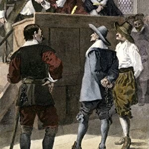 Trial of a Quaker in England