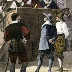 Trial of a Quaker in England