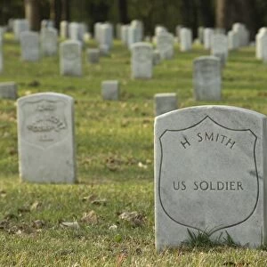 Union grave, National Cemetery, Shiloh battlefield