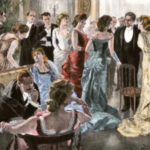 Upperclass social life, circa 1900