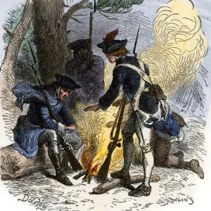 Valley Forge campfire, Revolutionary War