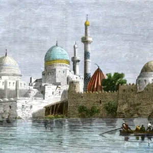 View of Mosul, Iraq, from the Tigris River View of Mosul, Iraq, from the Tigris River