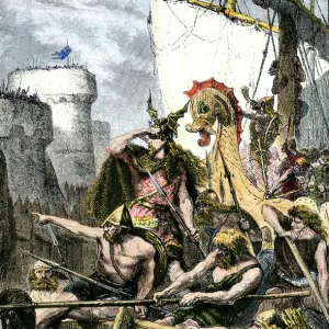 Viking attack on Paris, France, 885 AD