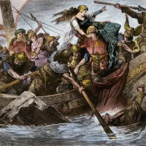 Viking raid under Olaf I