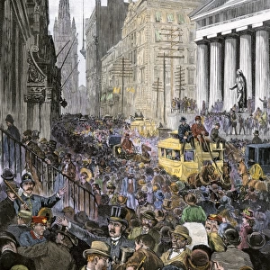 Wall Street crash in 1884