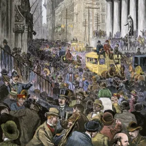 Wall Street crash in 1884