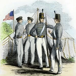 West Point cadets, 1850s
