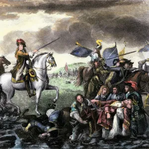 William of Orange at the Battle of the Boyne, 1668