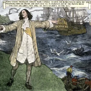 William Penns vision of liberating prisoners by removing them from England William Penns vision of liberating prisoners by removing them from England