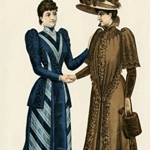 Womens dress styles, 1890s
