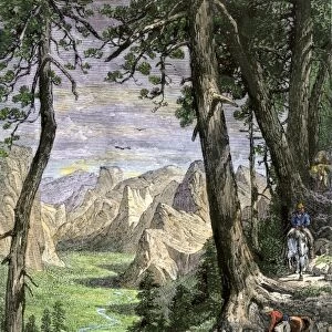 Yosemite visitors, 1870s