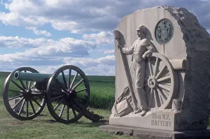Weapon Prints: 15th New York Battery memorial, Gettysburg Battlefield
